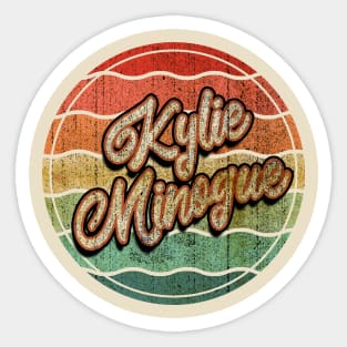 Retro Vintage Kylie Minogue Sticker